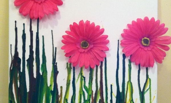24 Cool Melted Crayon Art 14