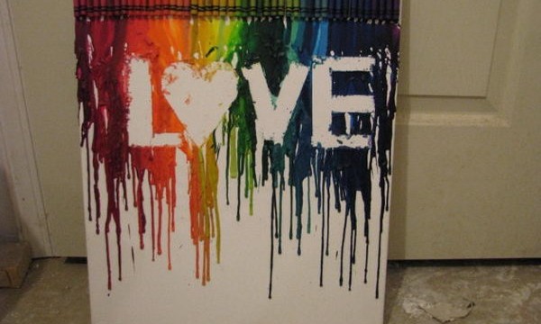 24 Cool Melted Crayon Art 16