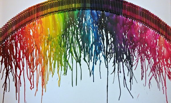 24 Cool Melted Crayon Art 24