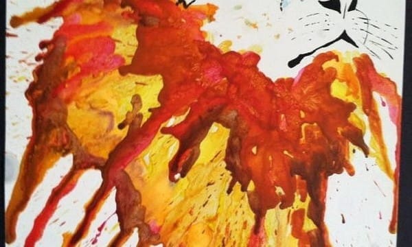 24 Cool Melted Crayon Art 5