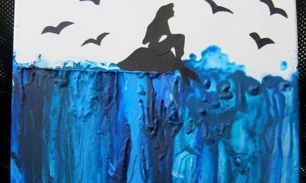 24 Cool Melted Crayon Art 8