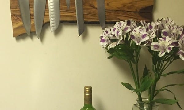 DIY Magnetic Knife Board Tutorial 6