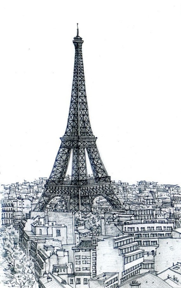 70-easy-and-beautiful-eiffel-tower-drawing-and-sketches