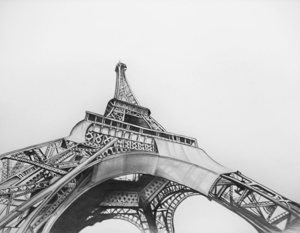eiffel tower drawing and sketches (23)