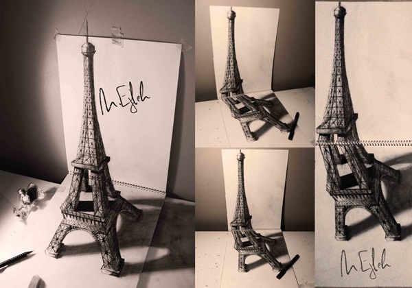 eiffel tower drawing and sketches (29)