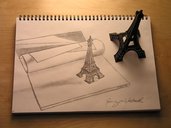 eiffel tower drawing and sketches (37)