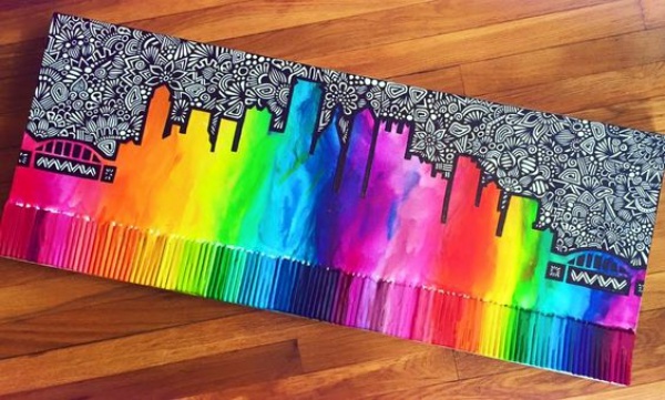 Melted Crayon Art Ideas00010