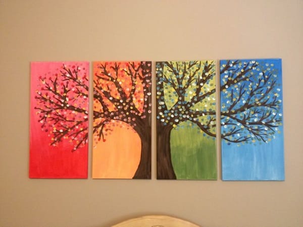 80 Easy Canvas Painting Ideas