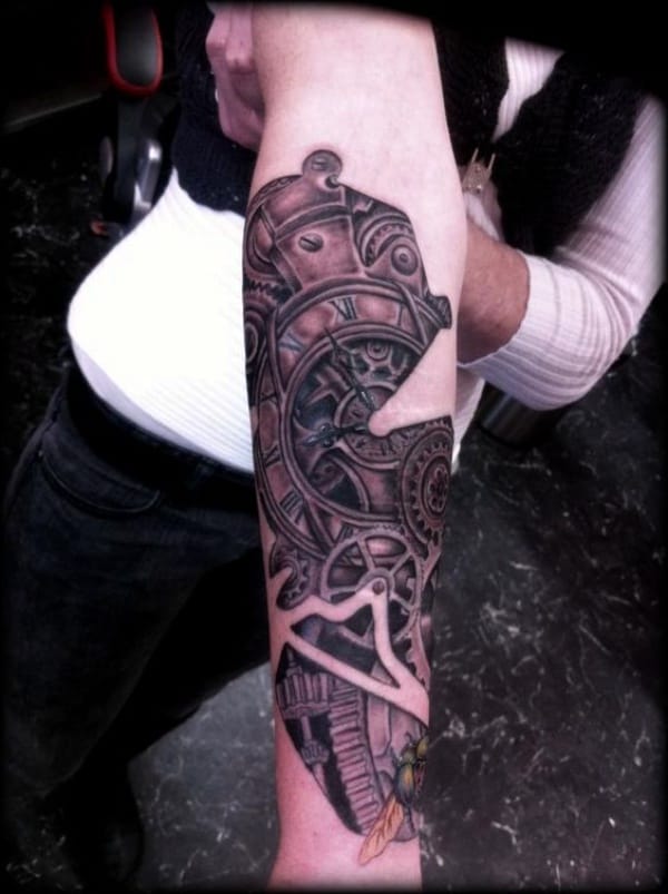 Steam punk Tattoo00002