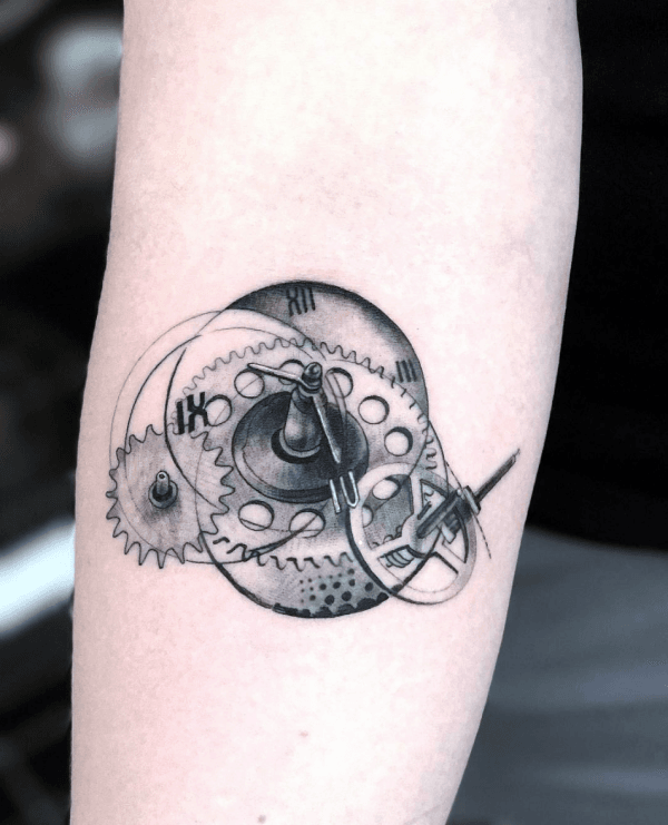 Steam punk Tattoo00005