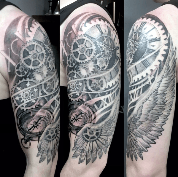 Steam punk Tattoo00013