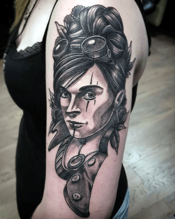 Steam punk Tattoo00014