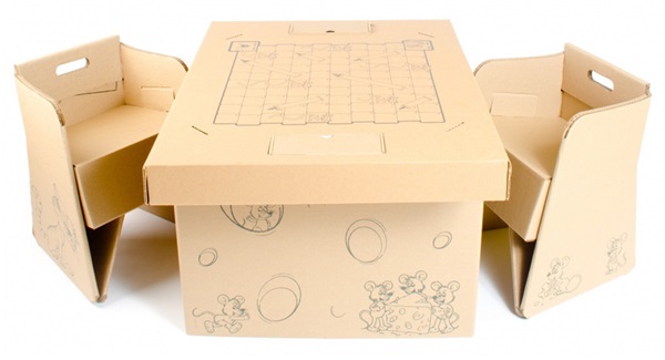 30 Realistic Cardboard Furniture Ideas 19