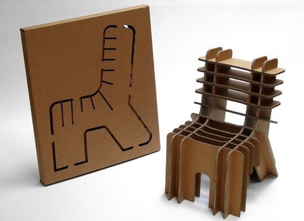 30 Realistic Cardboard Furniture Ideas 2