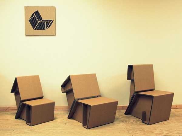 30 Realistic Cardboard Furniture Ideas 3