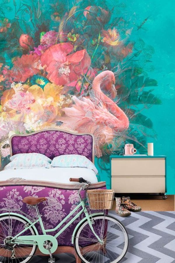 40 Amazing Design of Poster Wallpapers for Bedroom 32