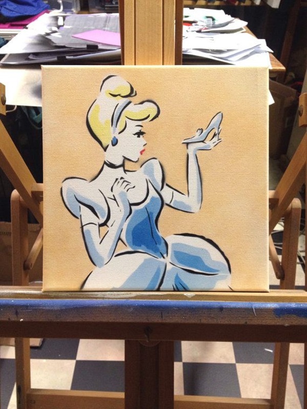 40 Pictures of Cool Disney Painting Ideas 15