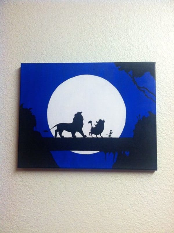 40 Pictures of Cool Disney Painting Ideas Hobby Lesson