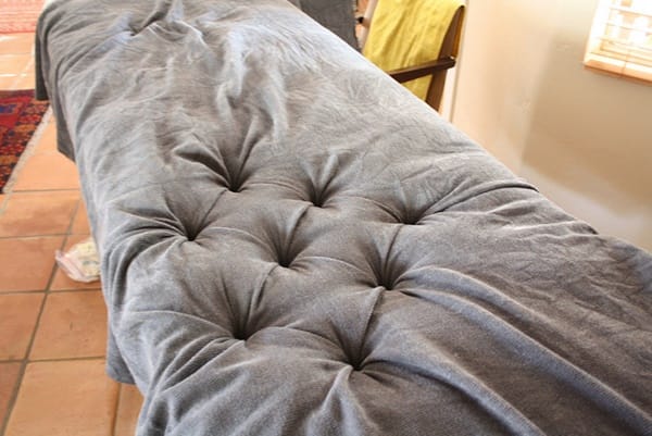 DIY ButtonTufted Headboard Tutorial 5