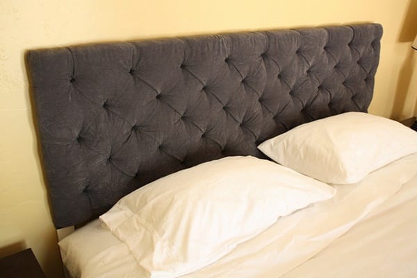 DIY ButtonTufted Headboard Tutorial 7