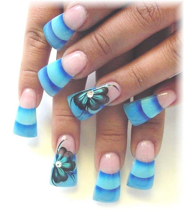 40 Cool and Simple Acrylic Nail Designs 10