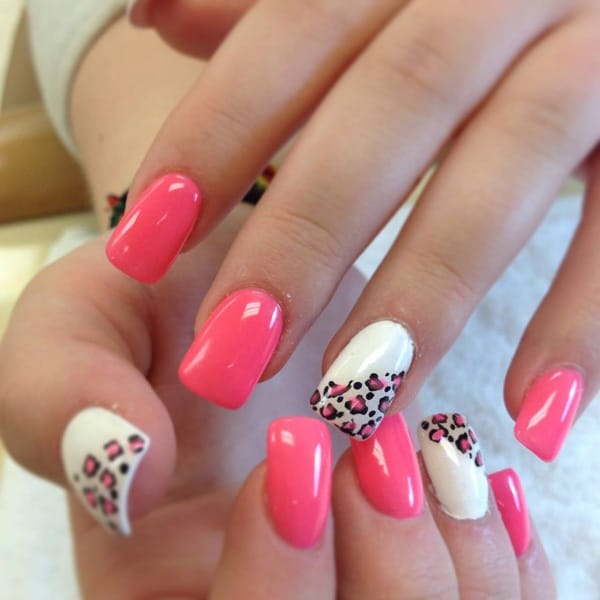 40 Cool and Simple Acrylic Nail Designs 14