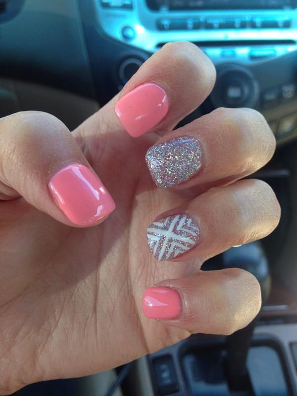 40 Cool and Simple Acrylic Nail Designs 2