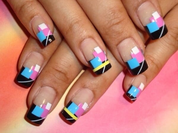 40 Cool and Simple Acrylic Nail Designs 25