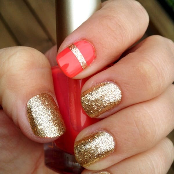 40 Cool and Simple Acrylic Nail Designs 35