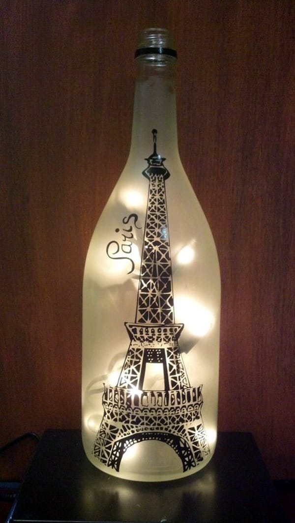 Cool Wine Bottles Craft Ideas (12)