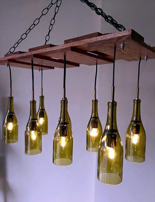 Cool Wine Bottles Craft Ideas (15)