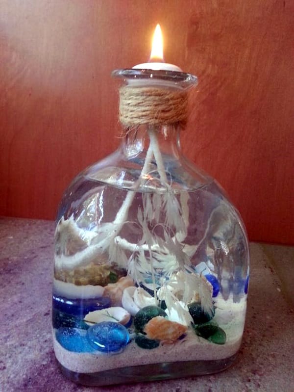 Cool Wine Bottles Craft Ideas (2)