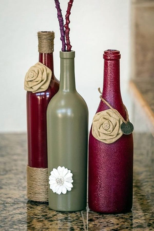 60 Cool Wine Bottles Craft Ideas