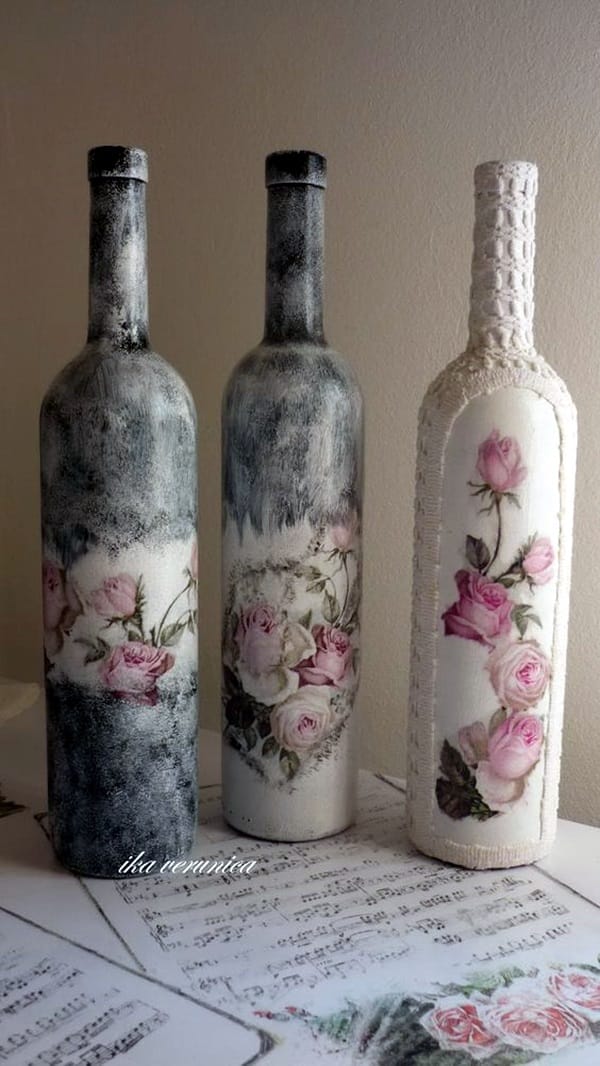 Cool Wine Bottles Craft Ideas (25)