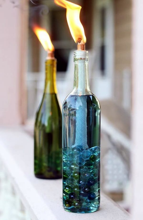 Cool Wine Bottles Craft Ideas (3)