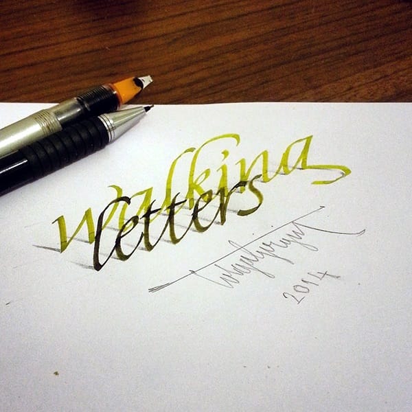 Mind Boggling 3D Calligraphy Examples By Tolga Girgin (18)