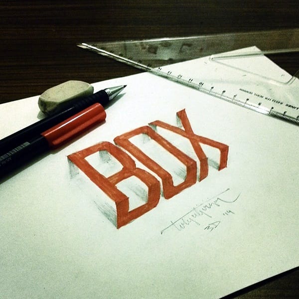 Mind Boggling 3D Calligraphy Examples By Tolga Girgin (4)