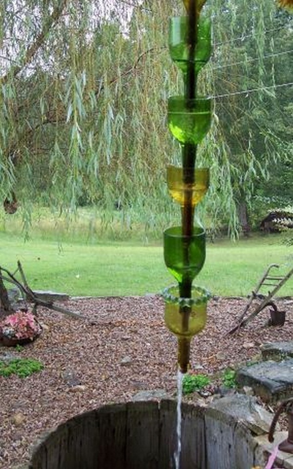 30 Decorative Rain Chain Ideas for Outdoors 16