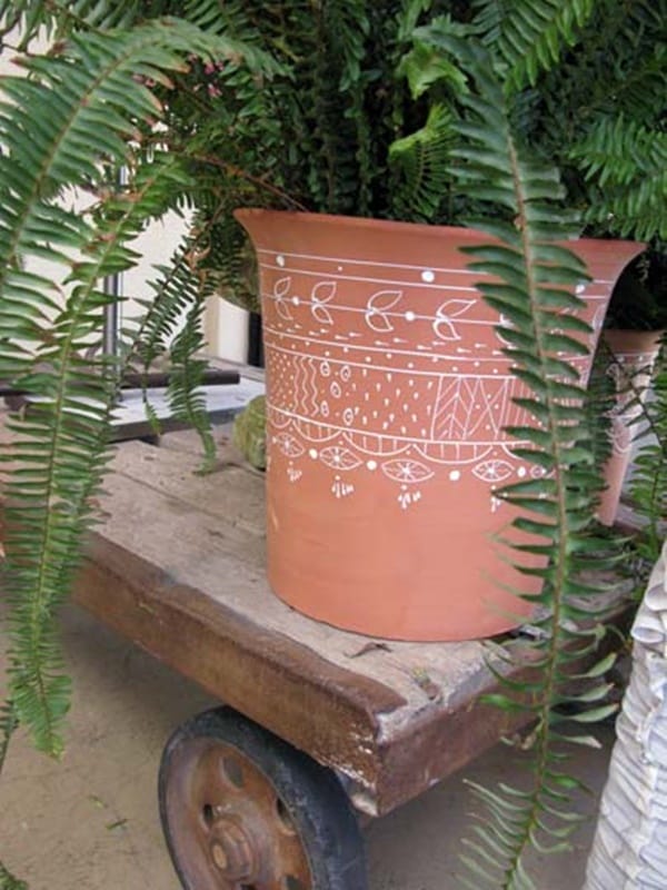 30 Flower Pot Painting Ideas 19