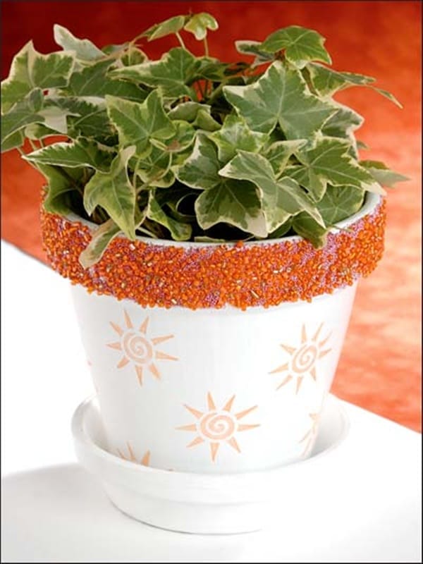 30 Flower Pot Painting Ideas 25