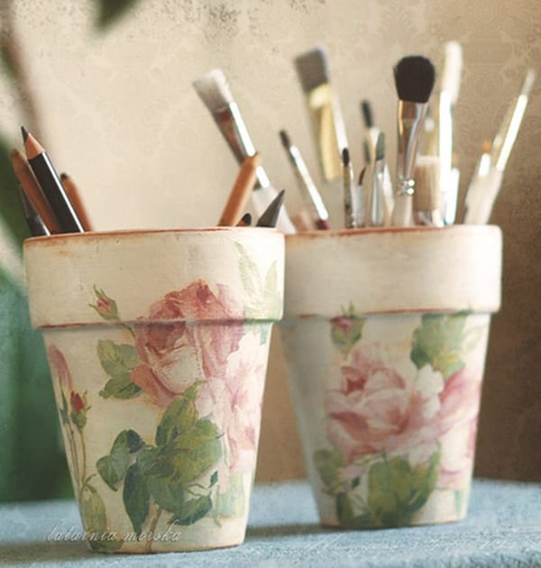 30 Flower Pot Painting Ideas 27