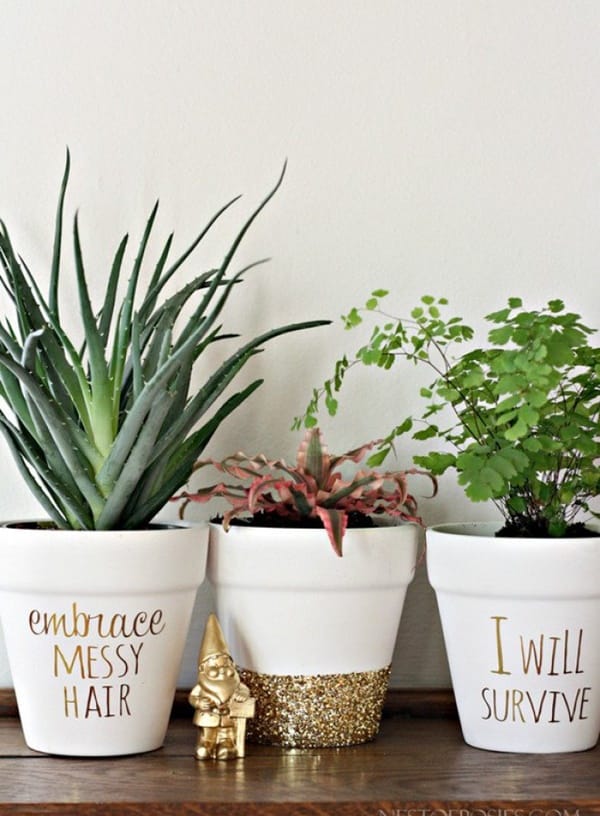 30 Flower Pot Painting Ideas 4