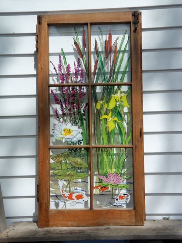 30 Window Glass Painting Ideas for Beginners 10