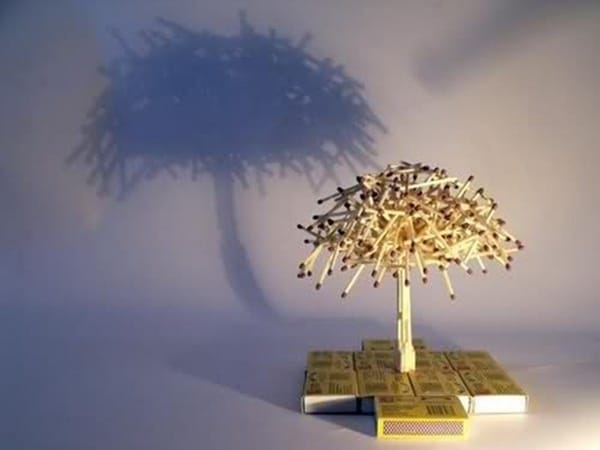 35 Experimental Matchstick Art Ideas 2