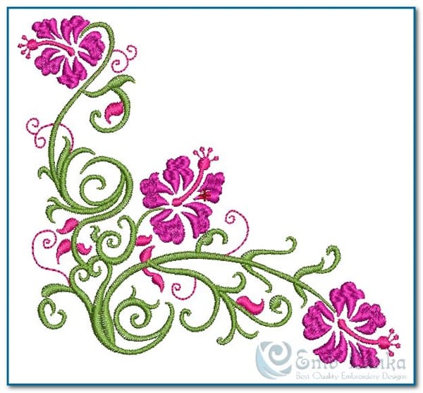 335 Free Hand Embroidery Flower Designs and Ideas 1