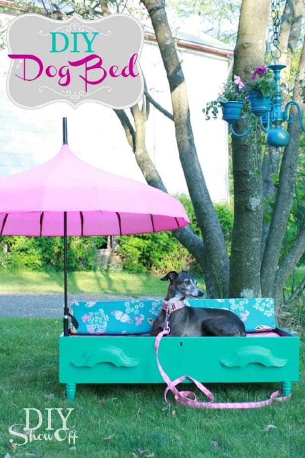 10 Ideas to Reuse Old Furnitures into Pet Beds 5