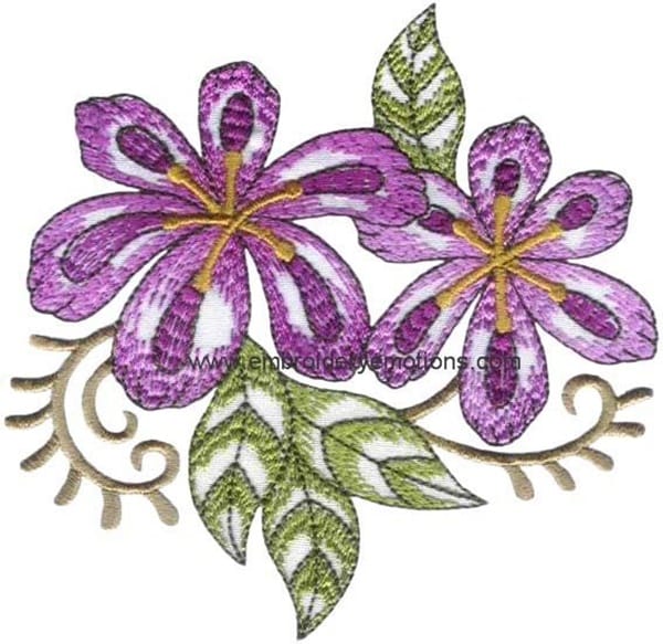 335 Free Hand Embroidery Flower Designs and Ideas 10