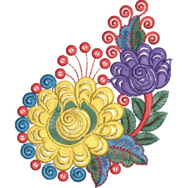 335 Free Hand Embroidery Flower Designs and Ideas 18