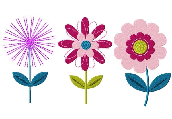 335 Free Hand Embroidery Flower Designs and Ideas 22