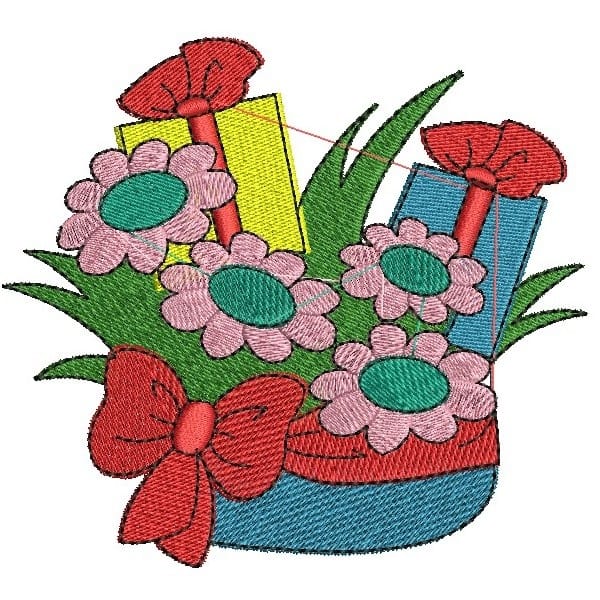 335 Free Hand Embroidery Flower Designs and Ideas 28